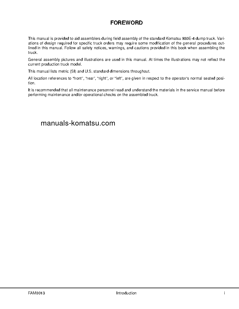 Protected: 930E-4(USA) S/N A31002-UP Field assembly manual (English)