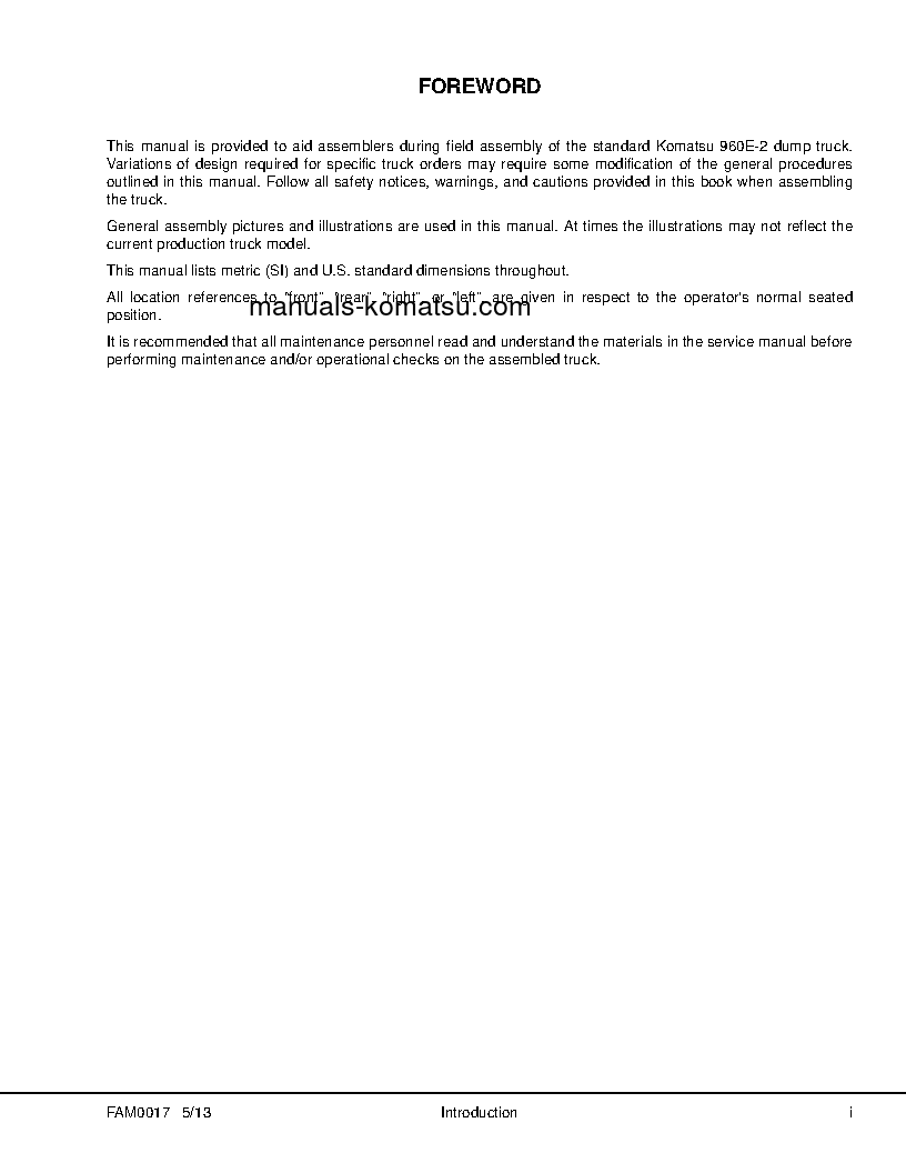 Protected: 960E-2(USA) S/N A30027-UP Field assembly manual (English)