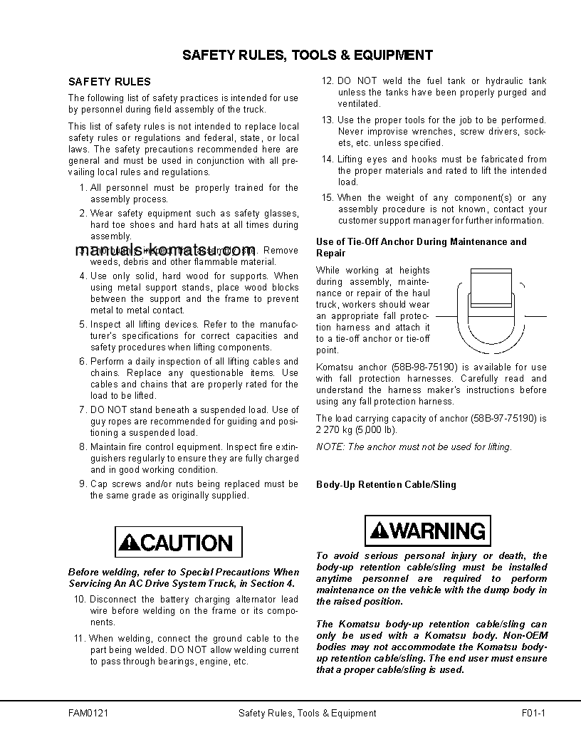 Protected: 730E-8(USA) S/N A40004-UP Field assembly manual (English)