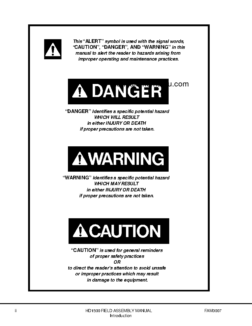 Protected: HD1500-5(USA) S/N A30039-UP Field assembly manual (English)