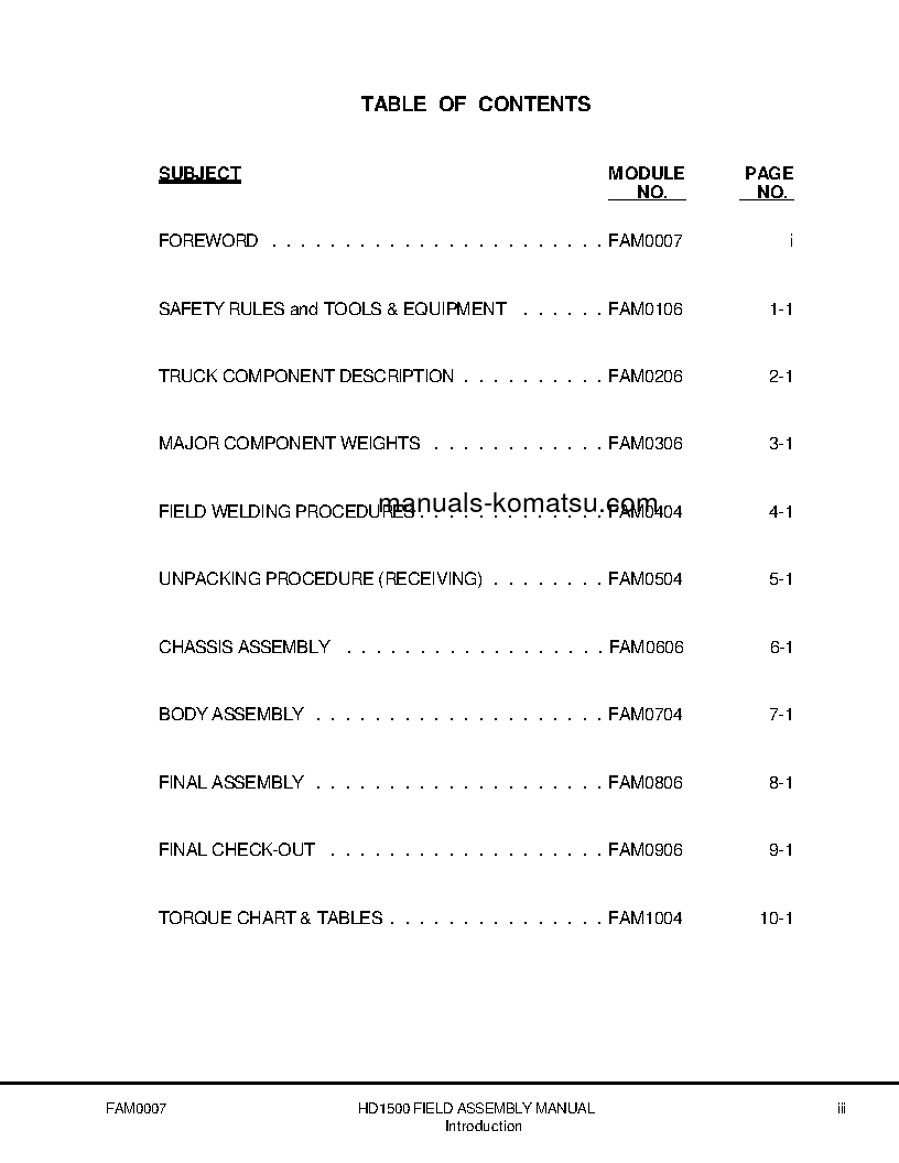 Protected: HD1500-5(USA) S/N A30039-UP Field assembly manual (English)
