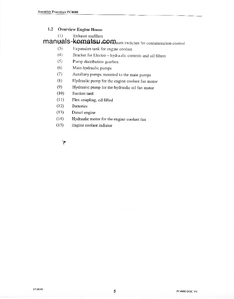 Protected: PC4000-6(DEU) S/N 8152-8155 Field assembly manual (English)