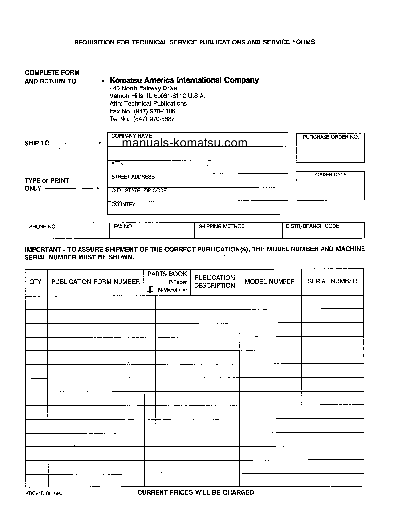 Protected: WA420-3(USA)-L S/N A30001-UP Shop (repair) manual (English)