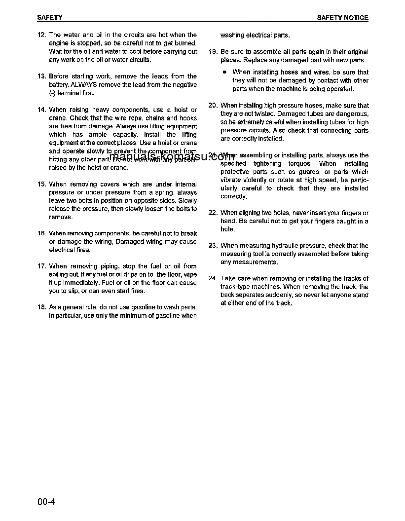 Protected: WA420-3(USA)-L S/N A30001-UP Shop (repair) manual (English)