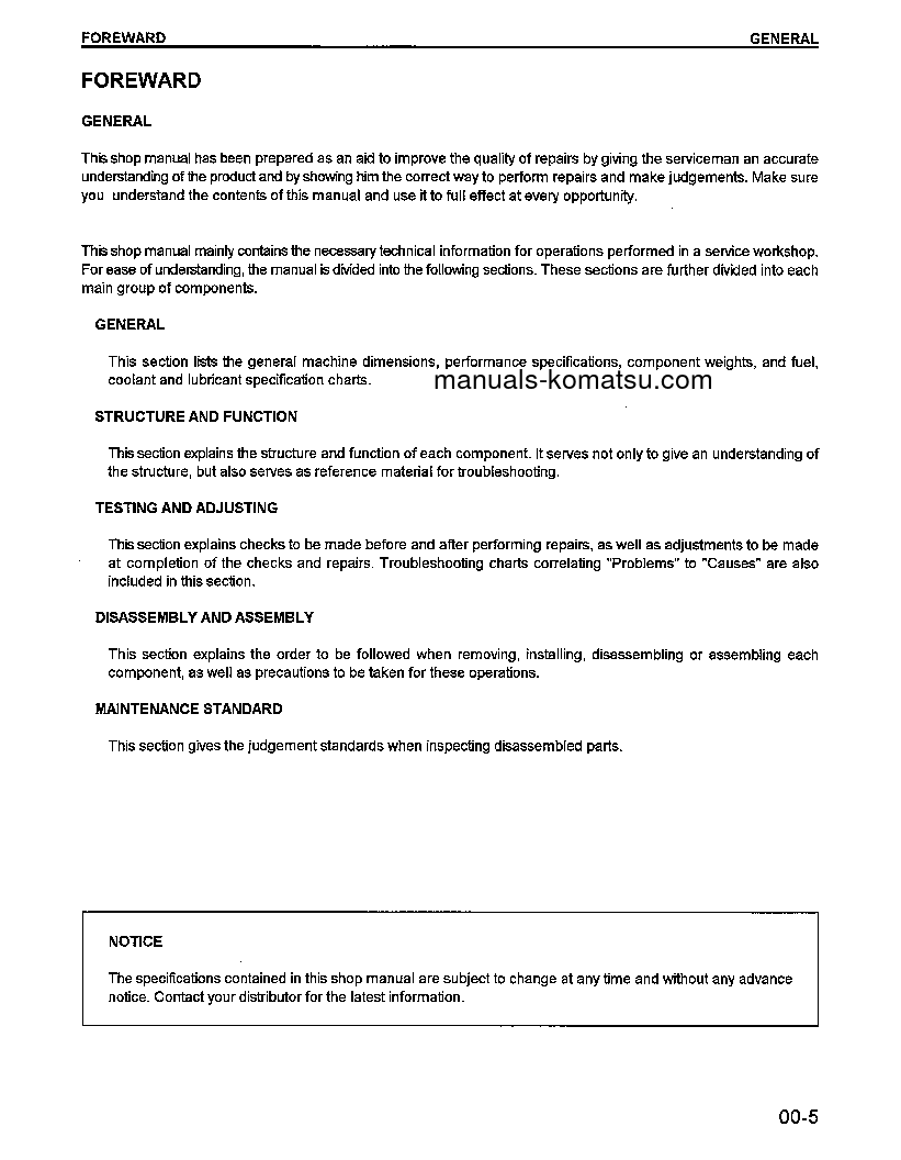 Protected: WA420-3(USA)-L S/N A30001-UP Shop (repair) manual (English)