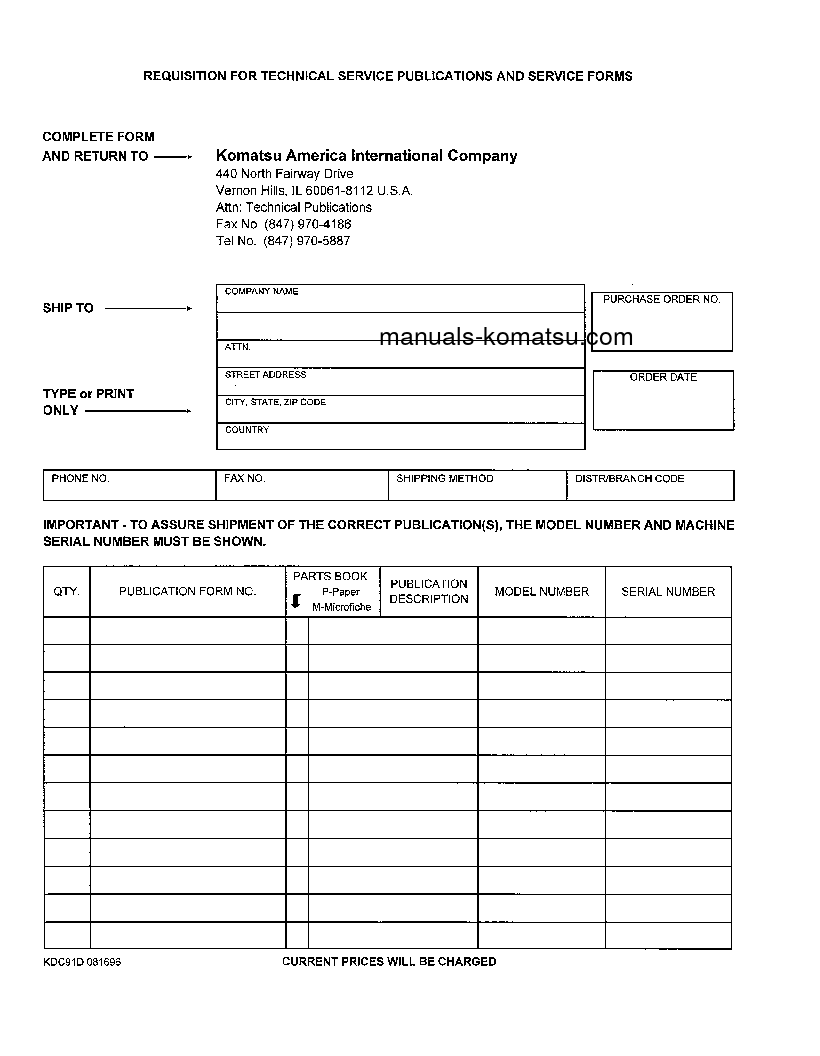 Protected: WA500-1(JPN)-LE S/N A61001-UP Shop (repair) manual (English)