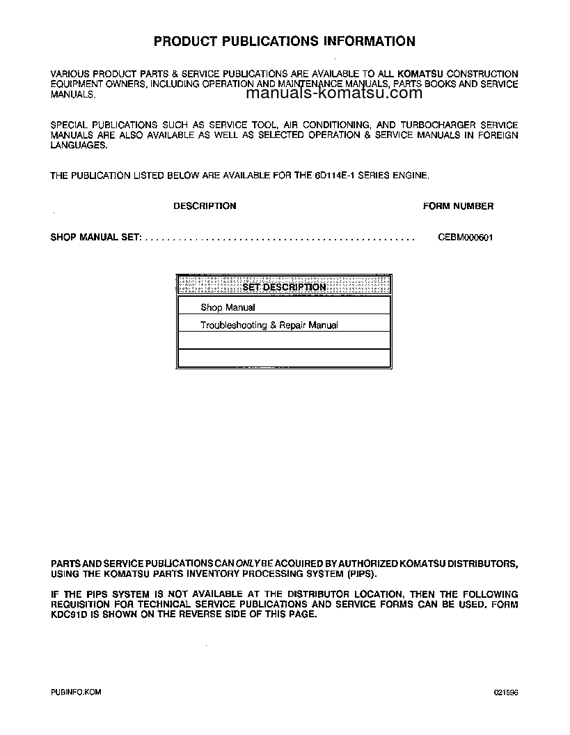 Protected: WA380-3(DEU) S/N WA380H20501-UP Shop (repair) manual (English)