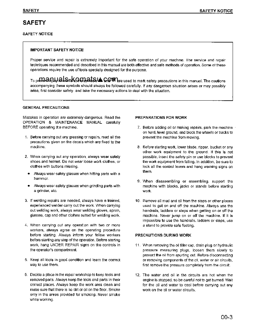 Protected: WA600-1(USA)-LE S/N A51001-UP Shop (repair) manual (English)