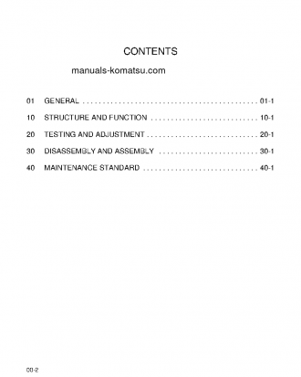 WA180L-3(JPN) S/N 54001-UP Shop (repair) manual (English)