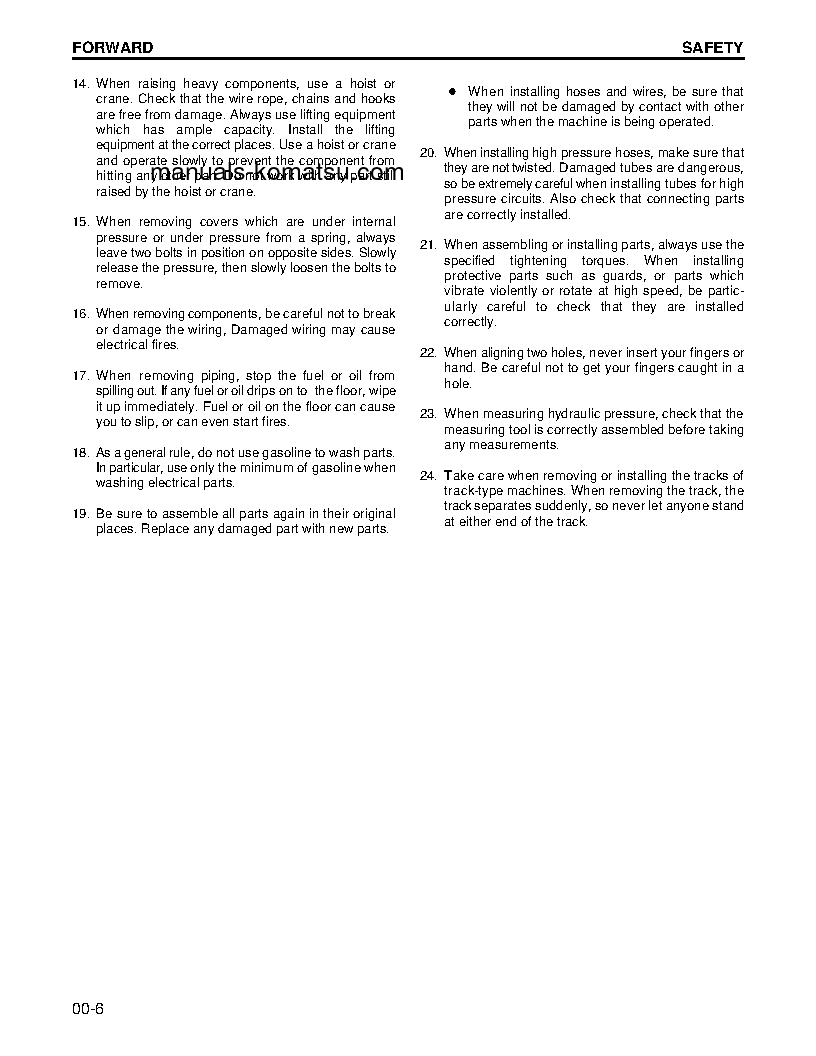 Protected: PC200Z-6(USA)-LE S/N A83001-UP Shop (repair) manual (English)