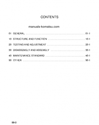 WA120L-3(JPN) S/N 54001-54103 Shop (repair) manual (English)