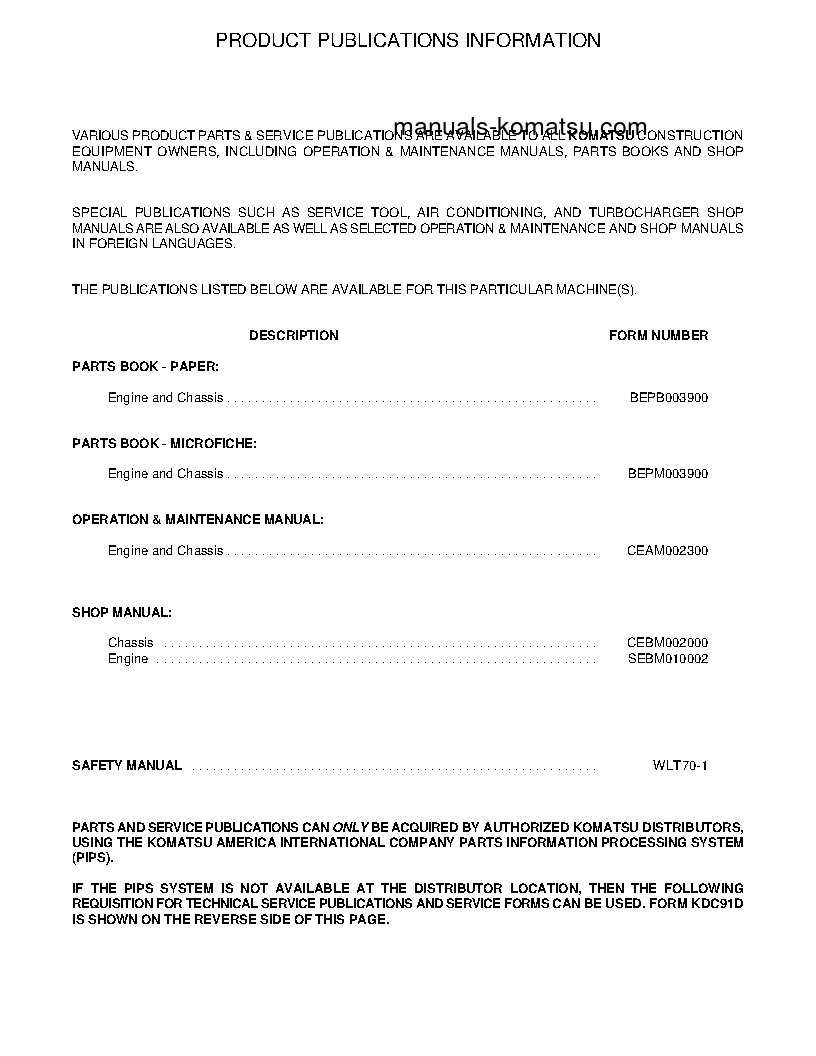 Protected: WA120L-3(JPN) S/N 54001-54103 Shop (repair) manual (English)