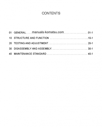 GD750A-1(USA) S/N 7001-UP Shop (repair) manual (English)