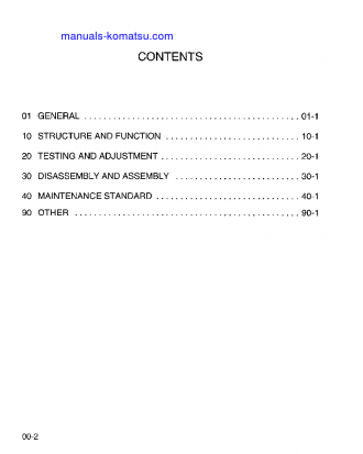 WA900-1(USA)-LC S/N A20008-UP Shop (repair) manual (English)