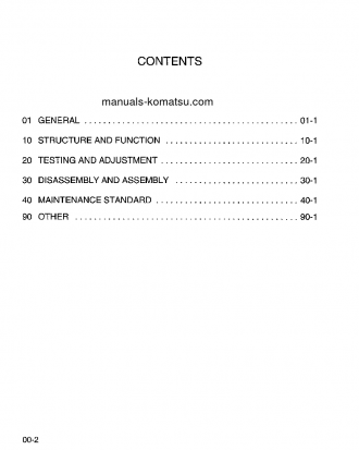 WA800-2(USA)-LC S/N A20020-UP Shop (repair) manual (English)