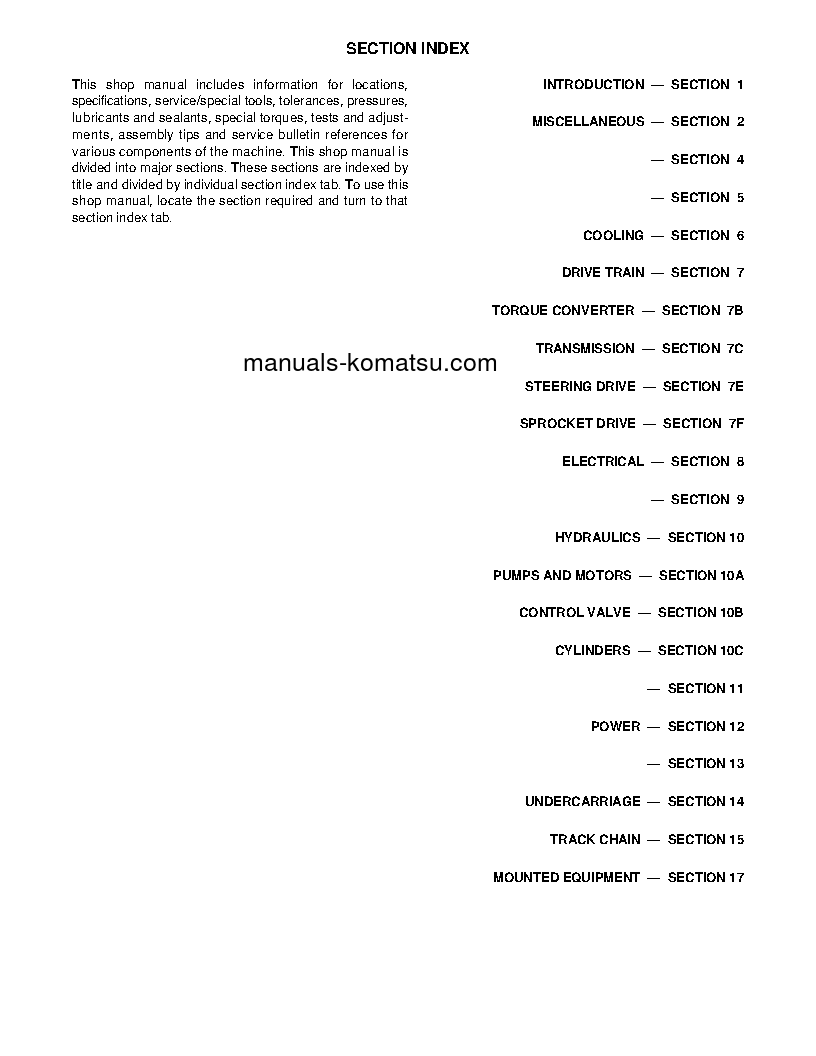 Protected: D38P-1(USA) S/N P085799-P086238 Shop (repair) manual (English)