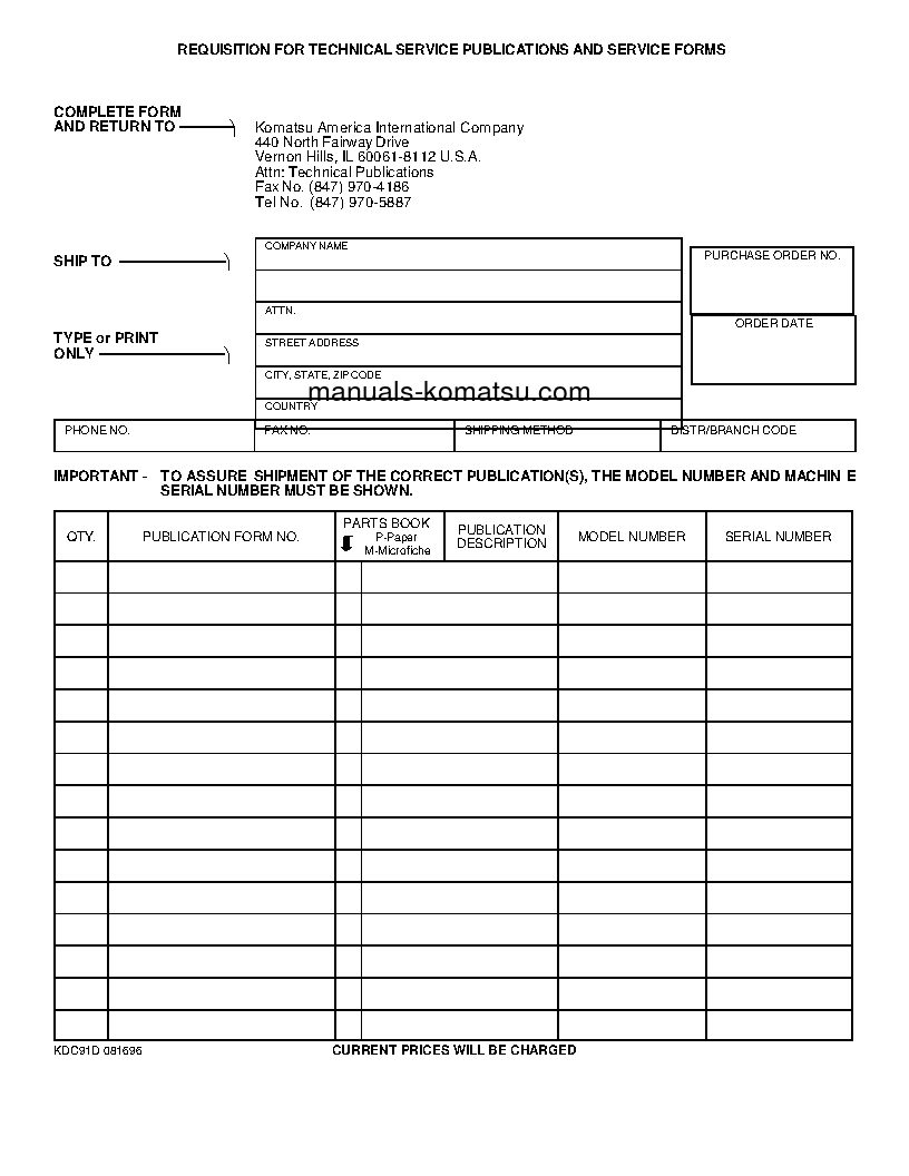 Protected: WA320-3(JPN)-MC S/N A31001-UP Shop (repair) manual (English)