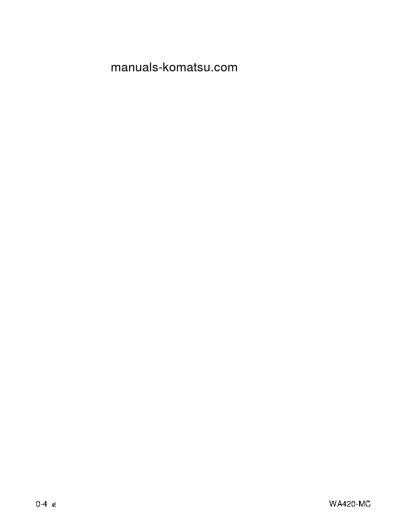 Protected: WA420-3(USA)-MC S/N A31001-UP Shop (repair) manual (English)