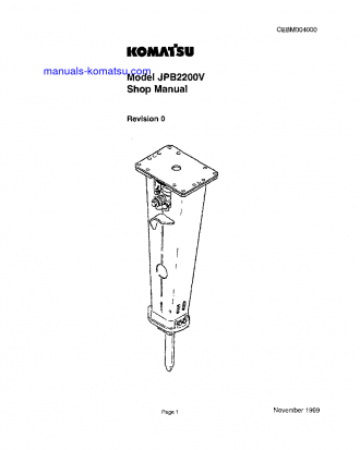 JPB2200V(USA) S/N ALL Shop (repair) manual (English)