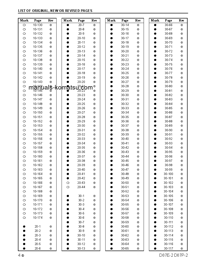 Protected: D87E-2(USA) S/N P090001-UP Shop (repair) manual (English)