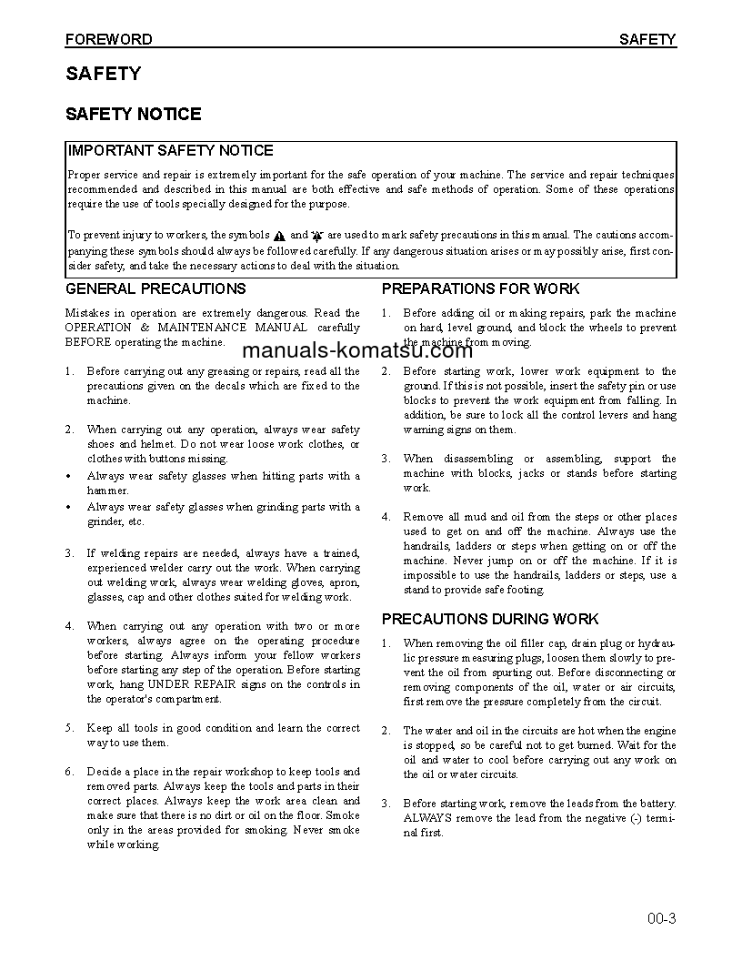 Protected: PW400MH-6(USA) S/N A84210-UP Shop (repair) manual (English)