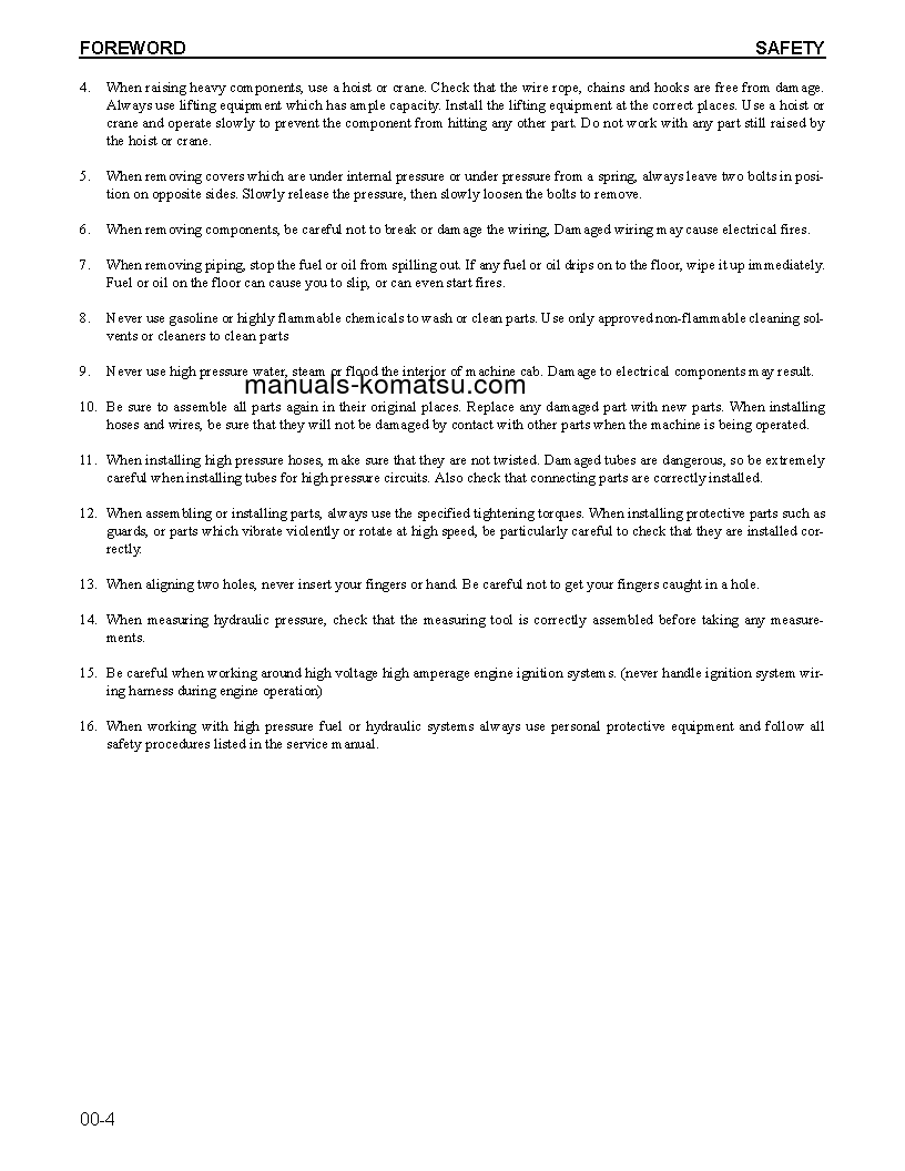 Protected: PW400MH-6(USA) S/N A84210-UP Shop (repair) manual (English)