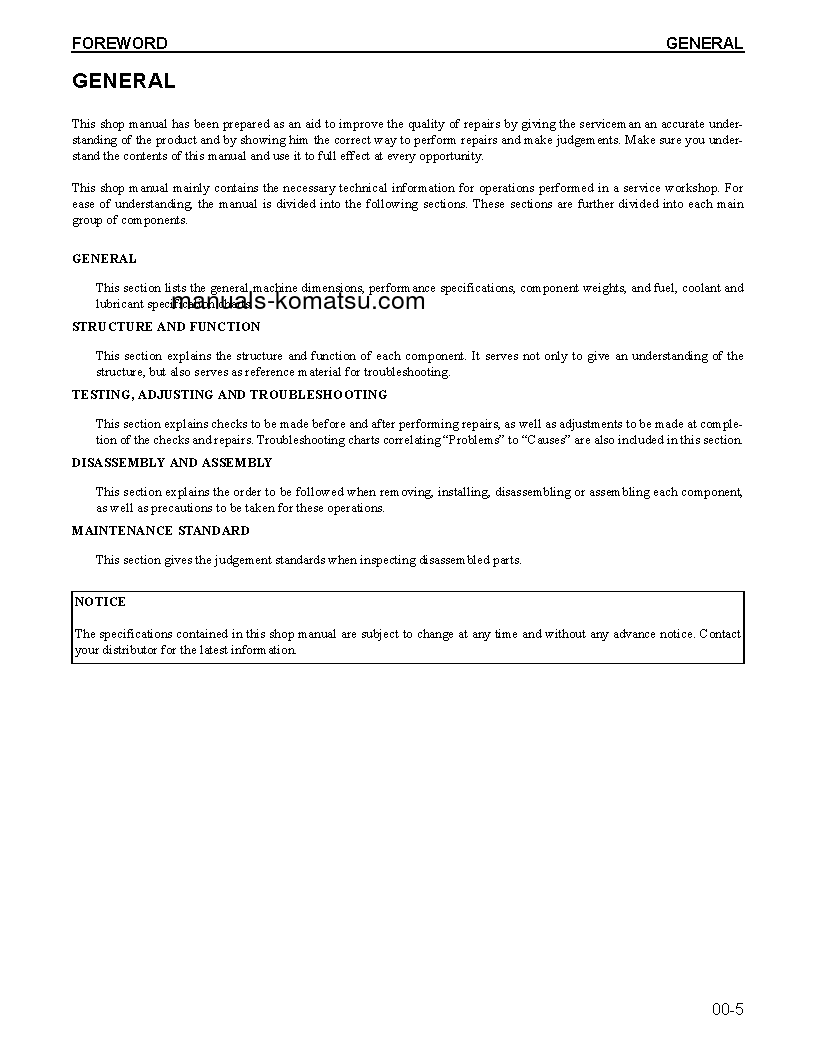 Protected: PW400MH-6(USA) S/N A84210-UP Shop (repair) manual (English)