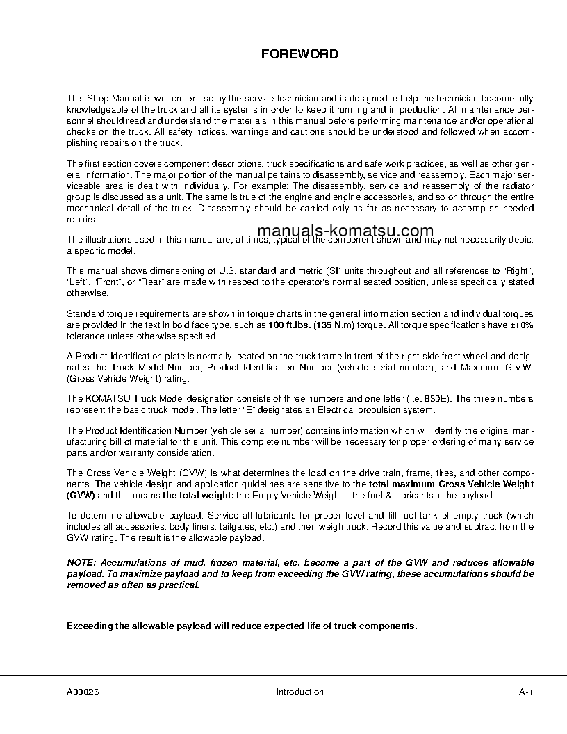 Protected: 830E(USA) S/N A30625-A30649 Shop (repair) manual (English)