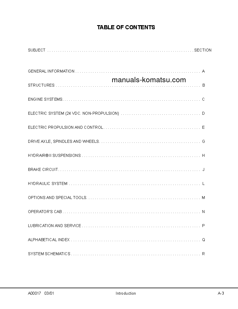 Protected: 930E-2(USA)-3 S/N A30156-A30180 Shop (repair) manual (English)