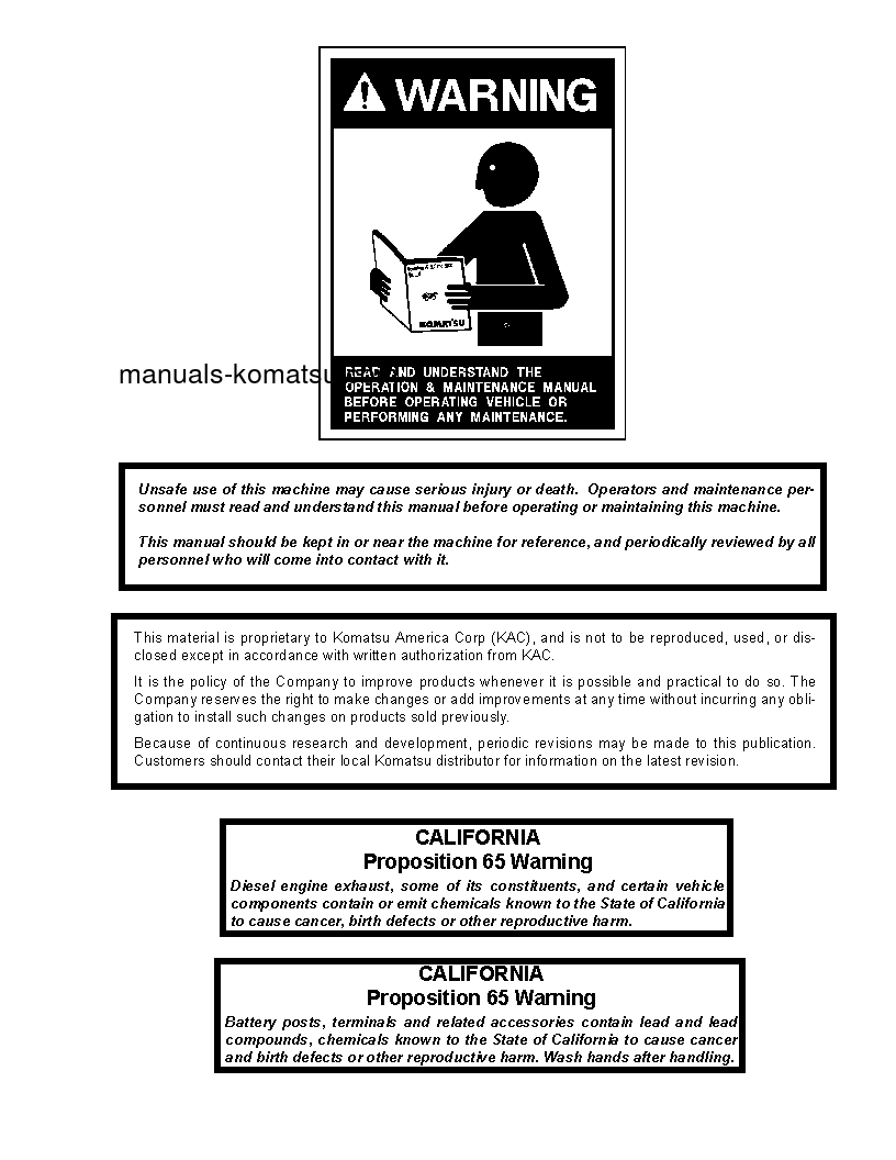 Protected: 930E-2(USA)-3 S/N A30181-A30223 Shop (repair) manual (English)
