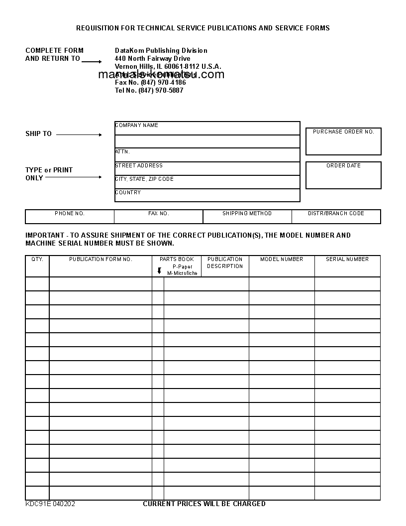 Protected: GD530AW-2(USA)-CY S/N 203290-UP Shop (repair) manual (English)