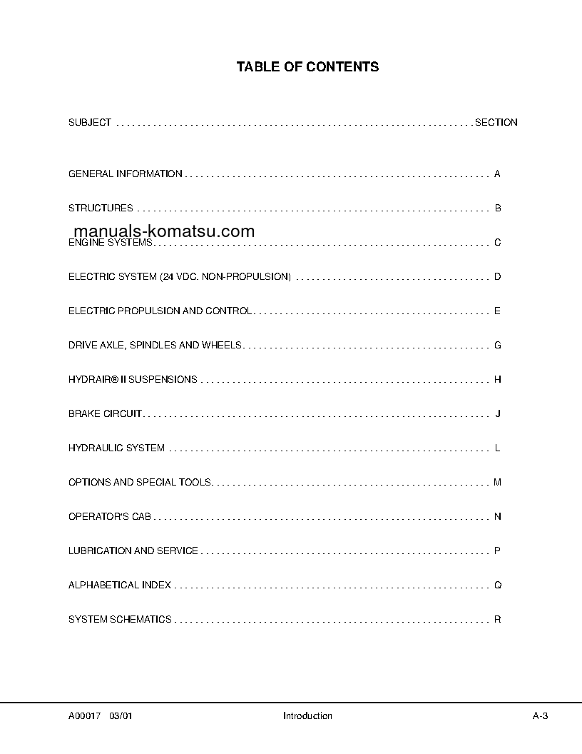 Protected: 930E(USA) S/N 32803-32815 Shop (repair) manual (English)