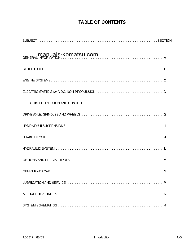 Protected: 930E(USA) S/N A30026-A30119 Shop (repair) manual (English)