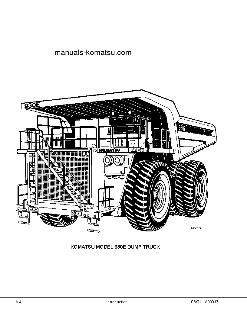 Protected: 930E-2(USA)-3 S/N A30121-A30155 Shop (repair) manual (English)