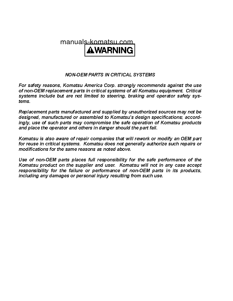 Protected: 930E-2(USA)-5 S/N A30128-A30155 Shop (repair) manual (English)