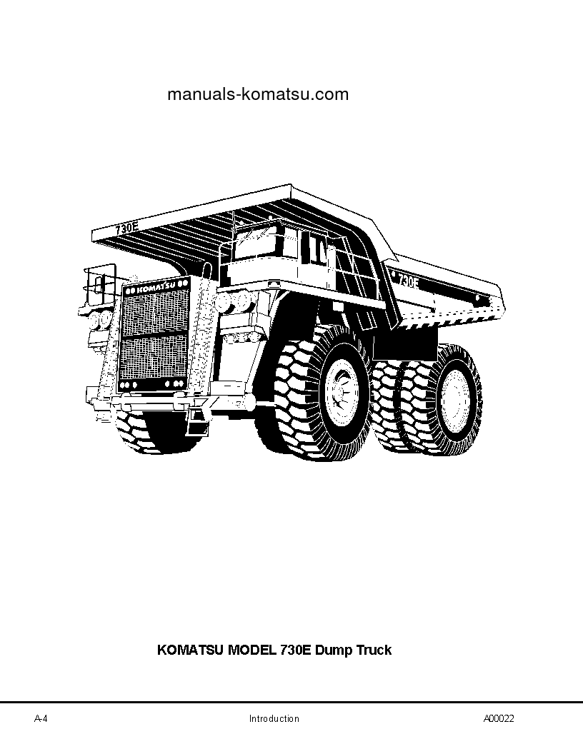 Protected: 730E(USA) S/N A30133-A30180 Shop (repair) manual (English)