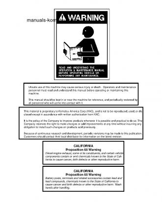 730E(USA) S/N A30212-A30218 Shop (repair) manual (English)