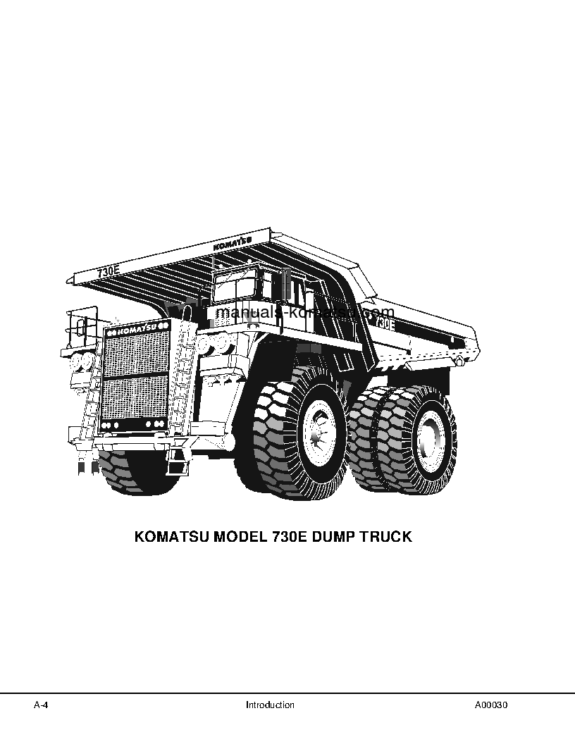 Protected: 730E(USA) S/N A30212-A30218 Shop (repair) manual (English)