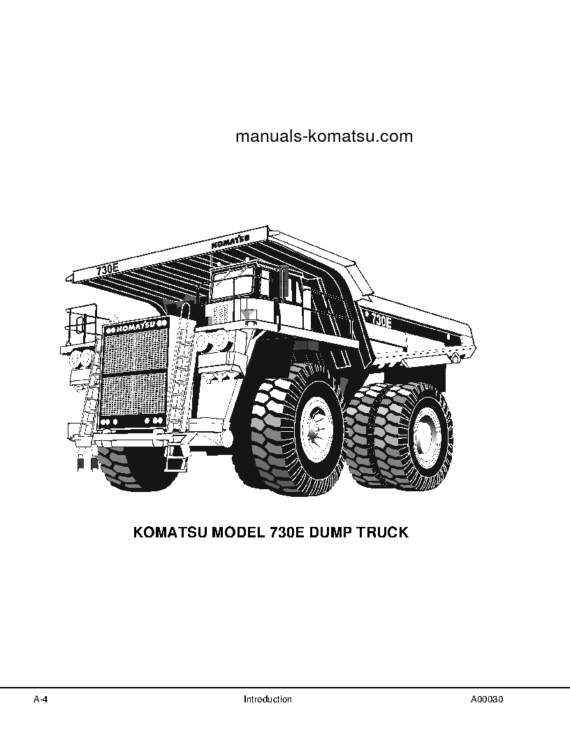 Protected: 730E(USA) S/N A30219-A30259 Shop (repair) manual (English)