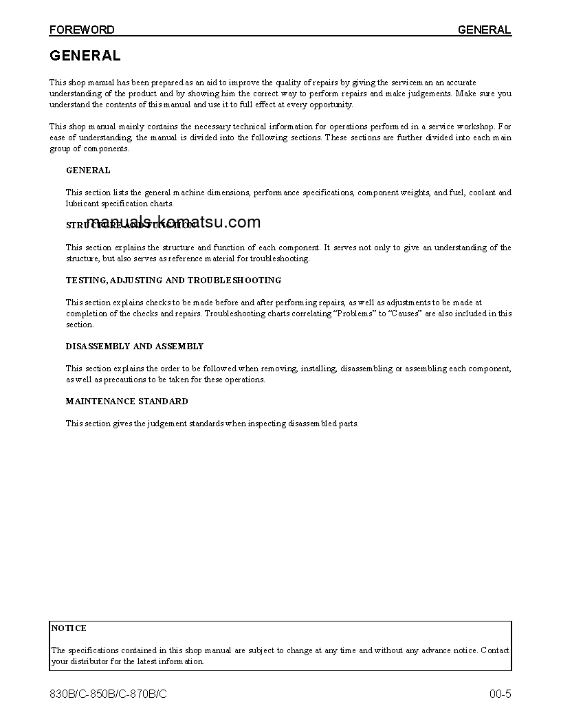 Protected: 850B S/N U202575-UP Shop (repair) manual (English)