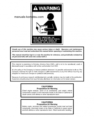 730E(USA) S/N A30225-A30226 Shop (repair) manual (English)