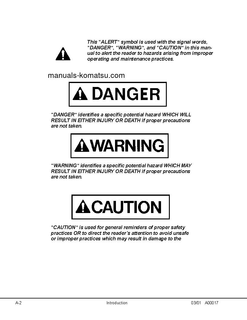 Protected: 930E-2(USA)-3 S/N A30301-A30303 Shop (repair) manual (English)