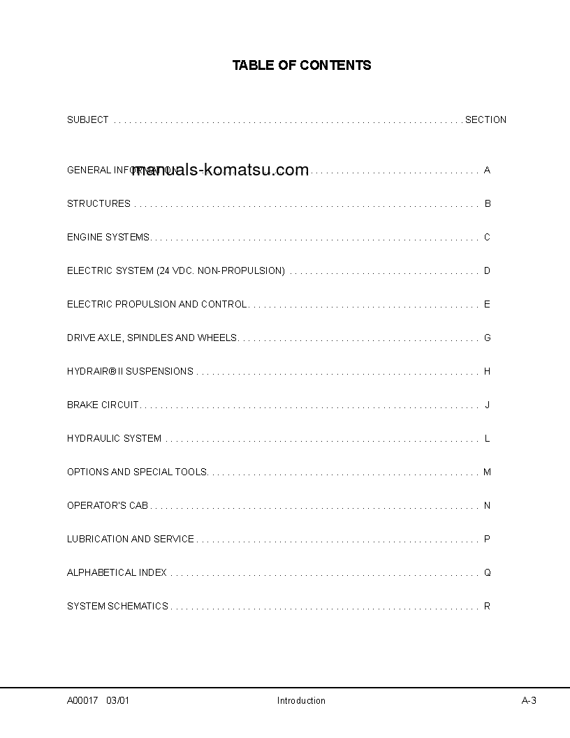 Protected: 930E-2(USA)-3 S/N A30301-A30303 Shop (repair) manual (English)