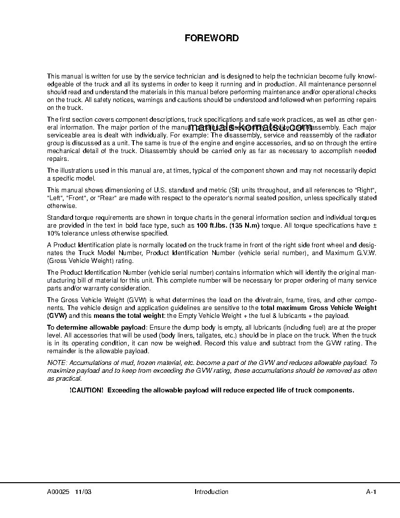 Protected: HD1500-5(USA) S/N A30070-A30071 Shop (repair) manual (English)