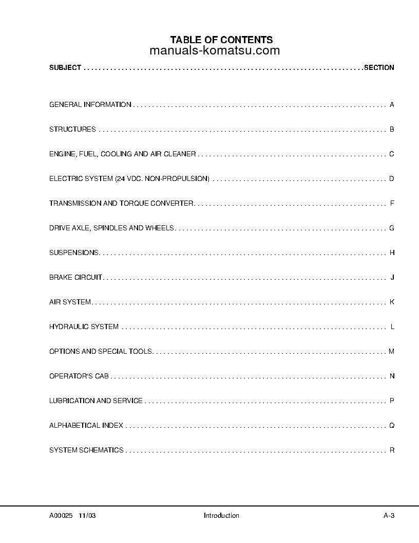 Protected: HD1500-5(USA) S/N A30070-A30071 Shop (repair) manual (English)