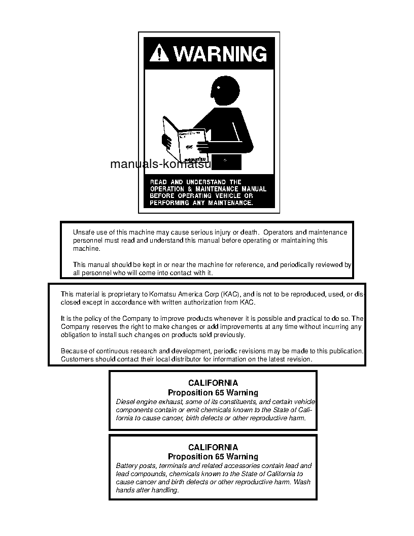 Protected: 730E(USA) S/N A30260-A30298 Shop (repair) manual (English)