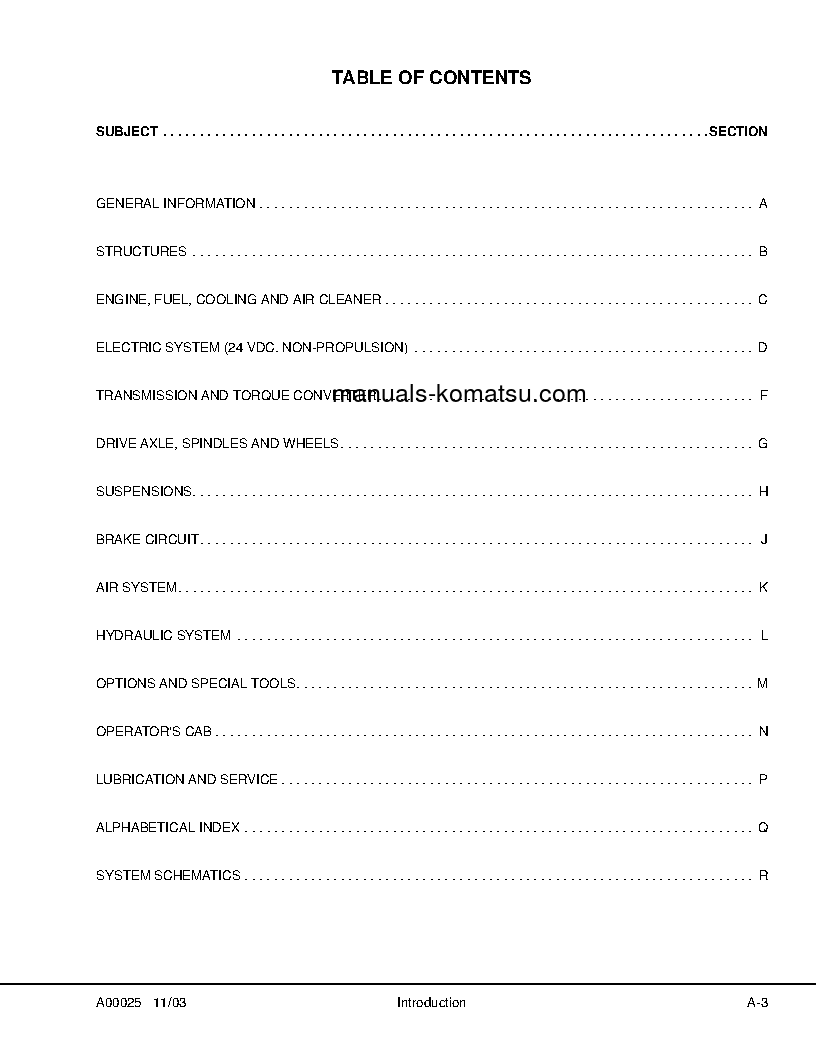Protected: HD1500-5(USA) S/N A30072-A30076 Shop (repair) manual (English)
