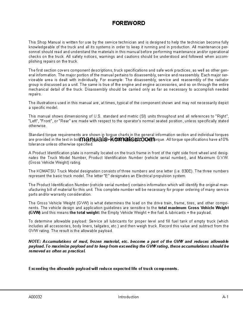 Protected: 830E(USA) S/N A30710-A30732 Shop (repair) manual (English)