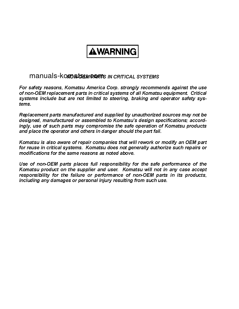 Protected: 930E-2(USA) S/N A30255-A30291 Shop (repair) manual (English)