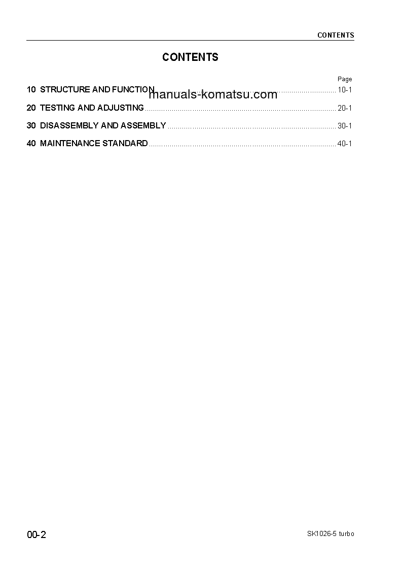 Protected: SK1026-5(USA)-N S/N A80001-UP Shop (repair) manual (English)